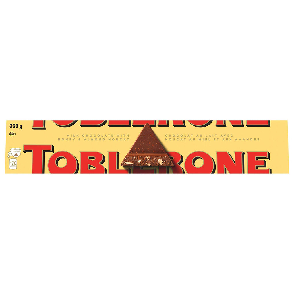 Tablette de chocolat au lait Toblerone Gold 360g