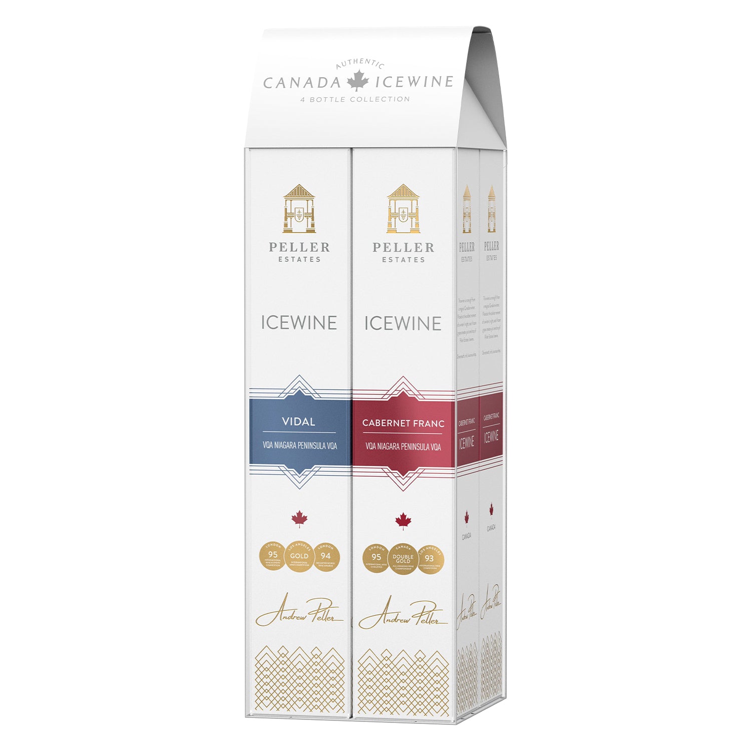 Peller Signature Series Vidal & Cabernet Franc Icewine Gift Pack 4x200ml