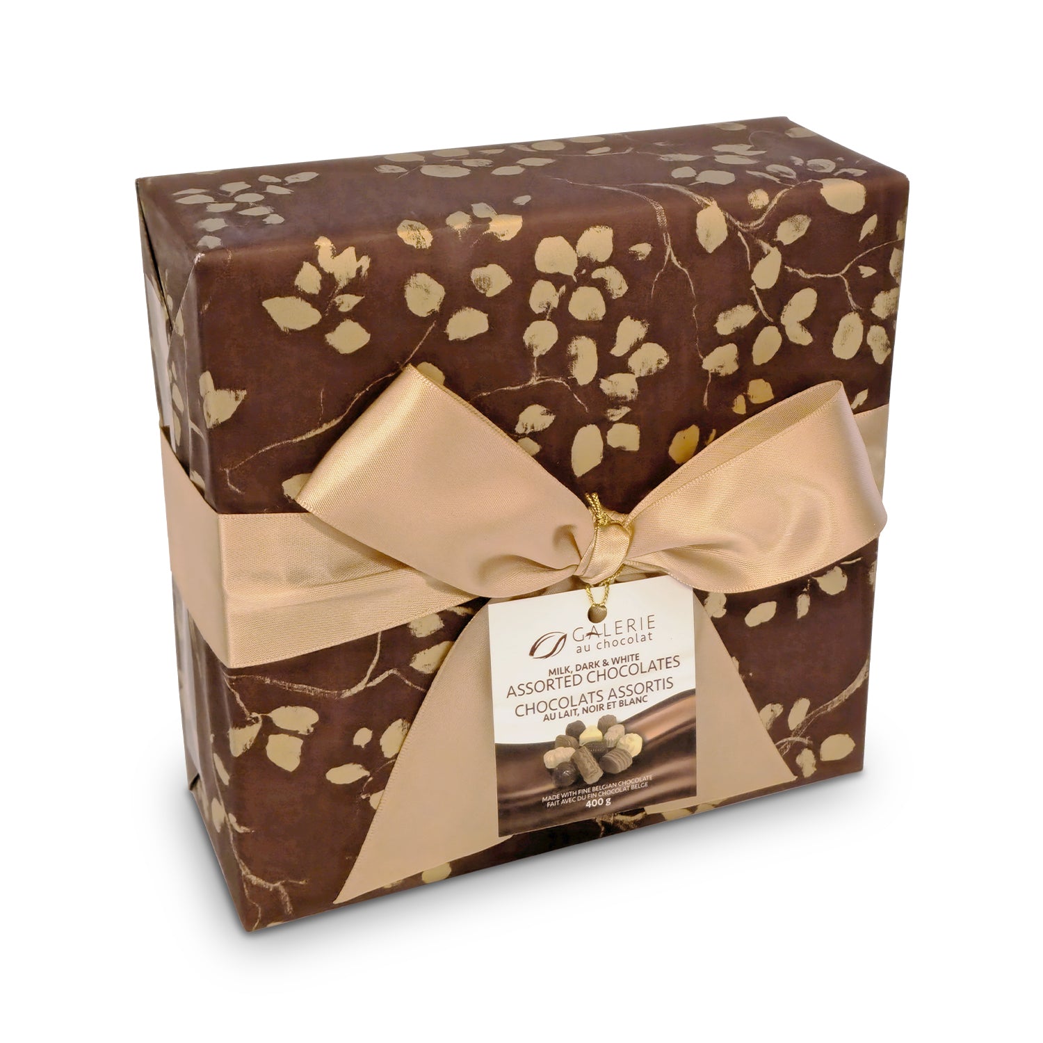 Coffret Cadeau Saisonnier de Chocolats Assortis Galerie au Chocolat 400g