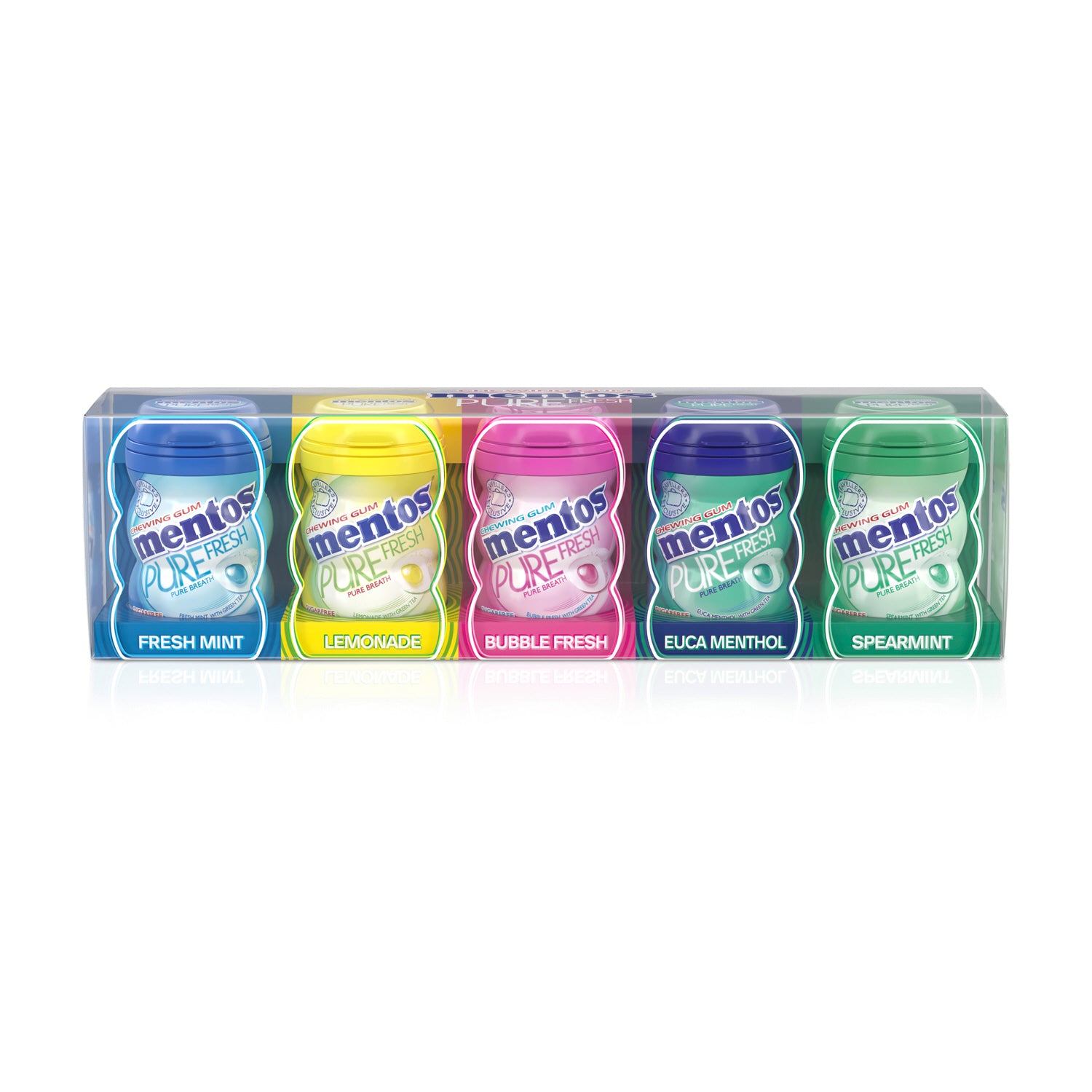 Mentos Mini Gum Bottles 5x20g