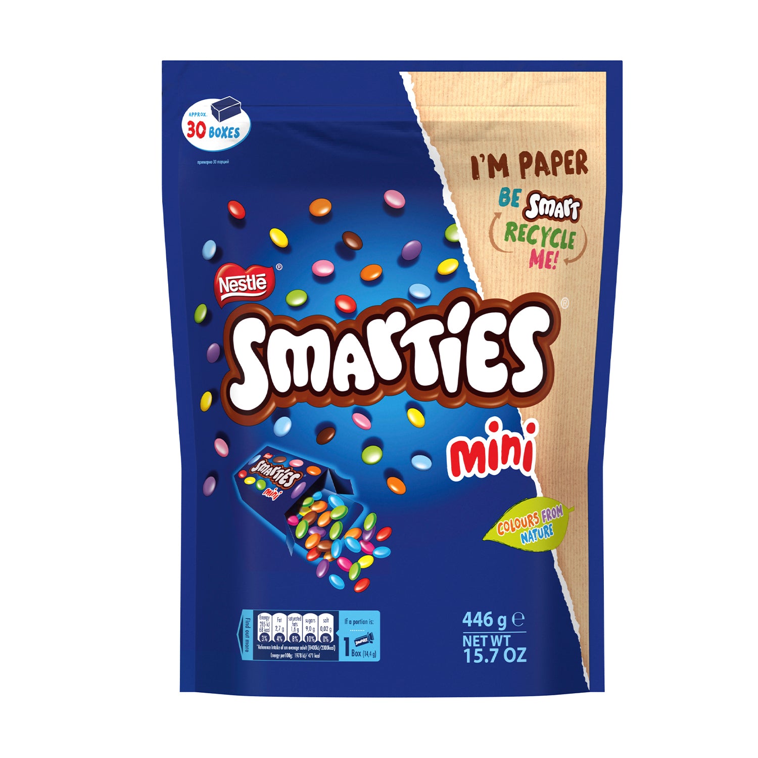 Mini sachet de partage Smarties 446g