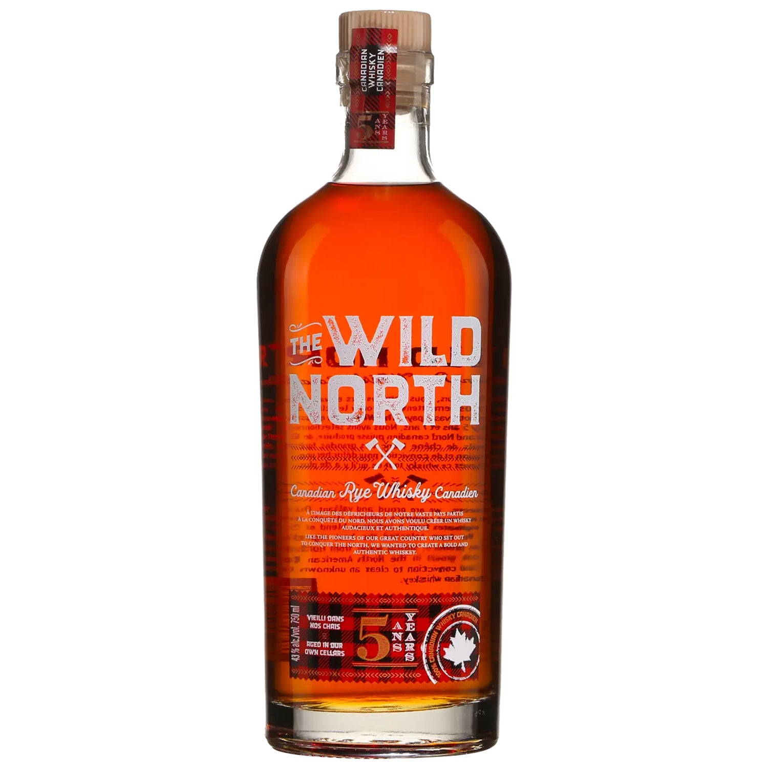 Whisky canadien Wild North Rye 5 ans 750 ml