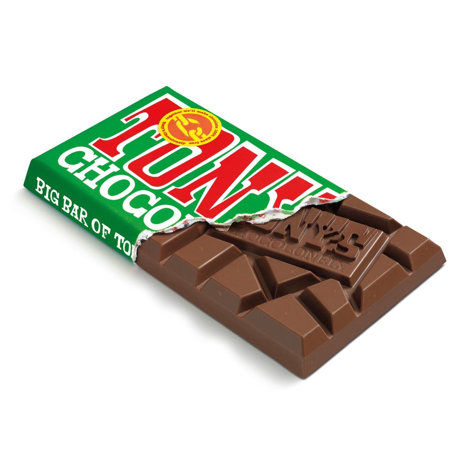 Barre de chocolat au lait et noisettes Chocolonely de Tony 240 g