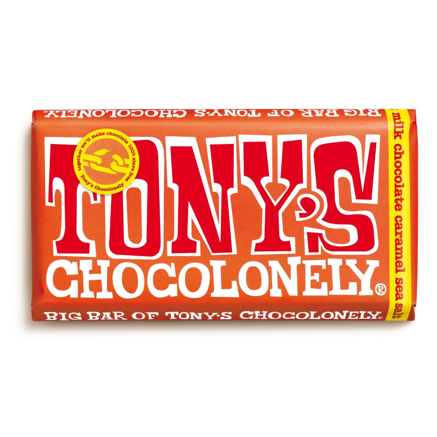 Tony's Chocolonely Milk Caramel Sea Salt 32% 240g