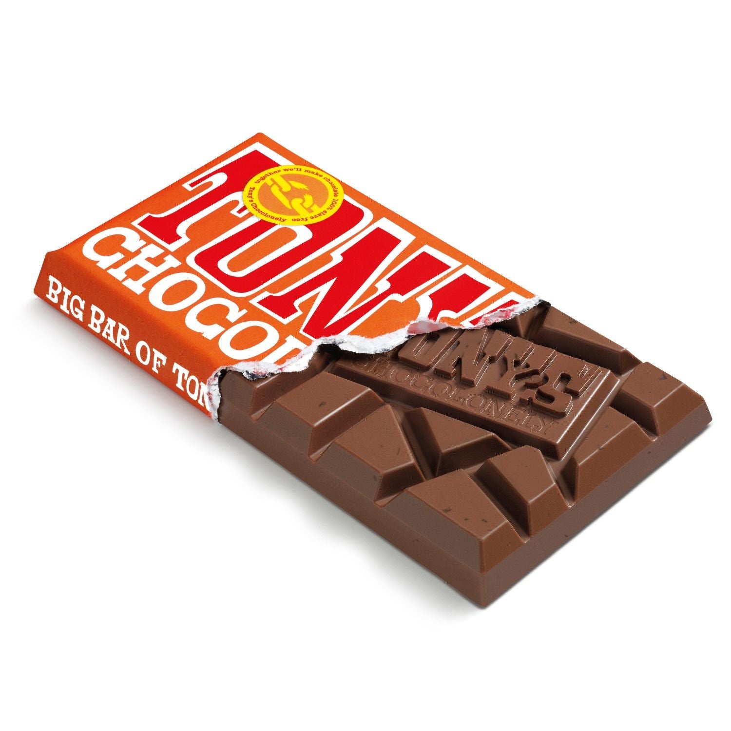 Tony's Chocolonely Lait Caramel Sel de Mer 32% 240g