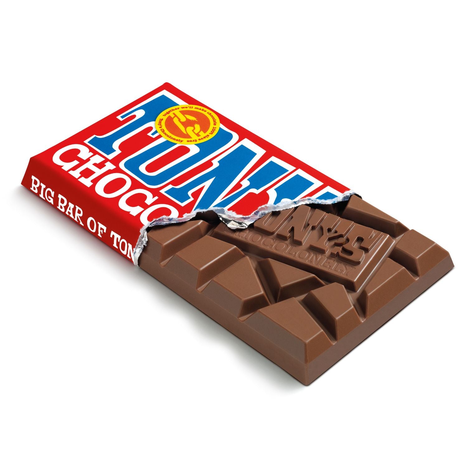 Barre de chocolat au lait Chocolonely de Tony 240 g