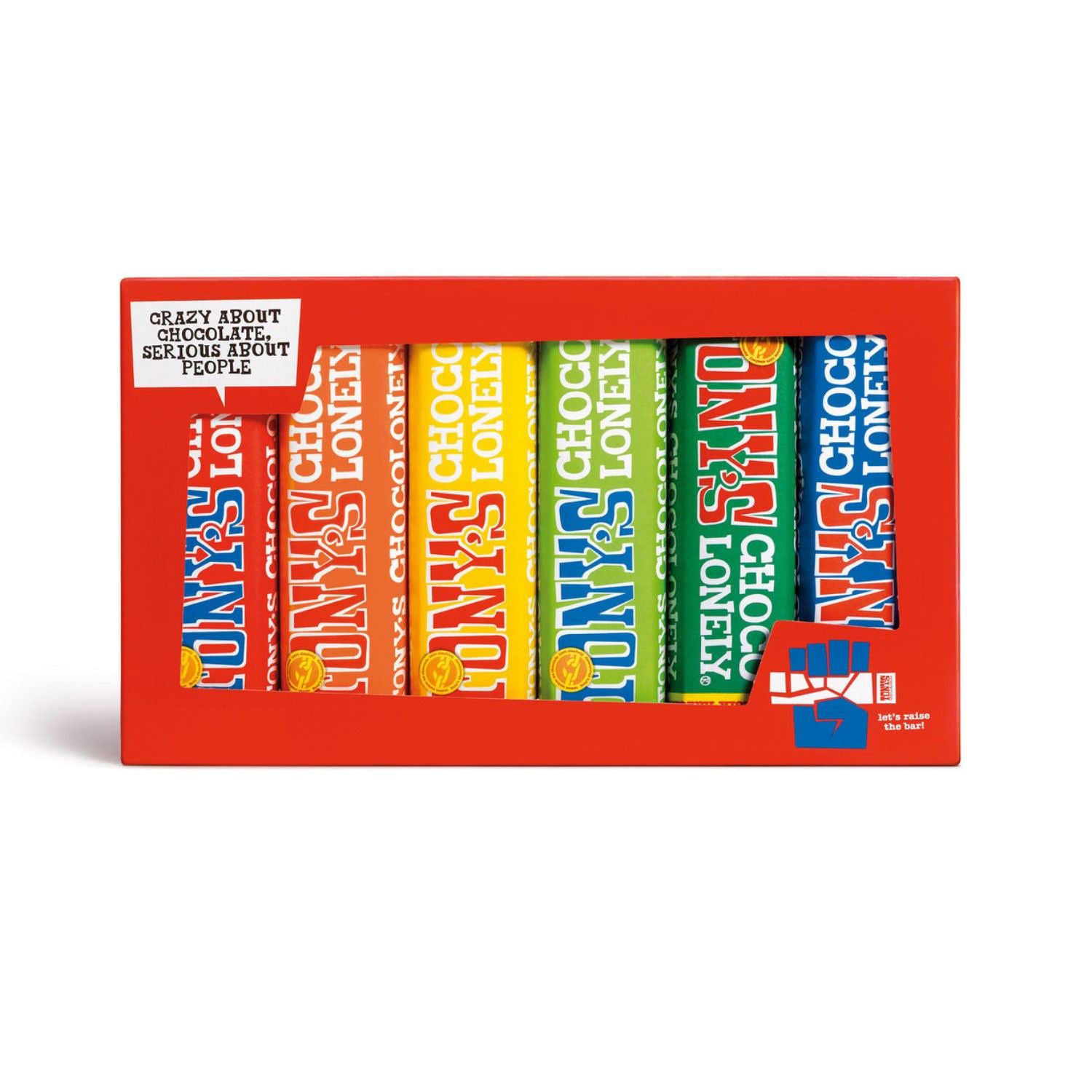 Tony's Chocolonely Rainbow Tasting Pack 320g