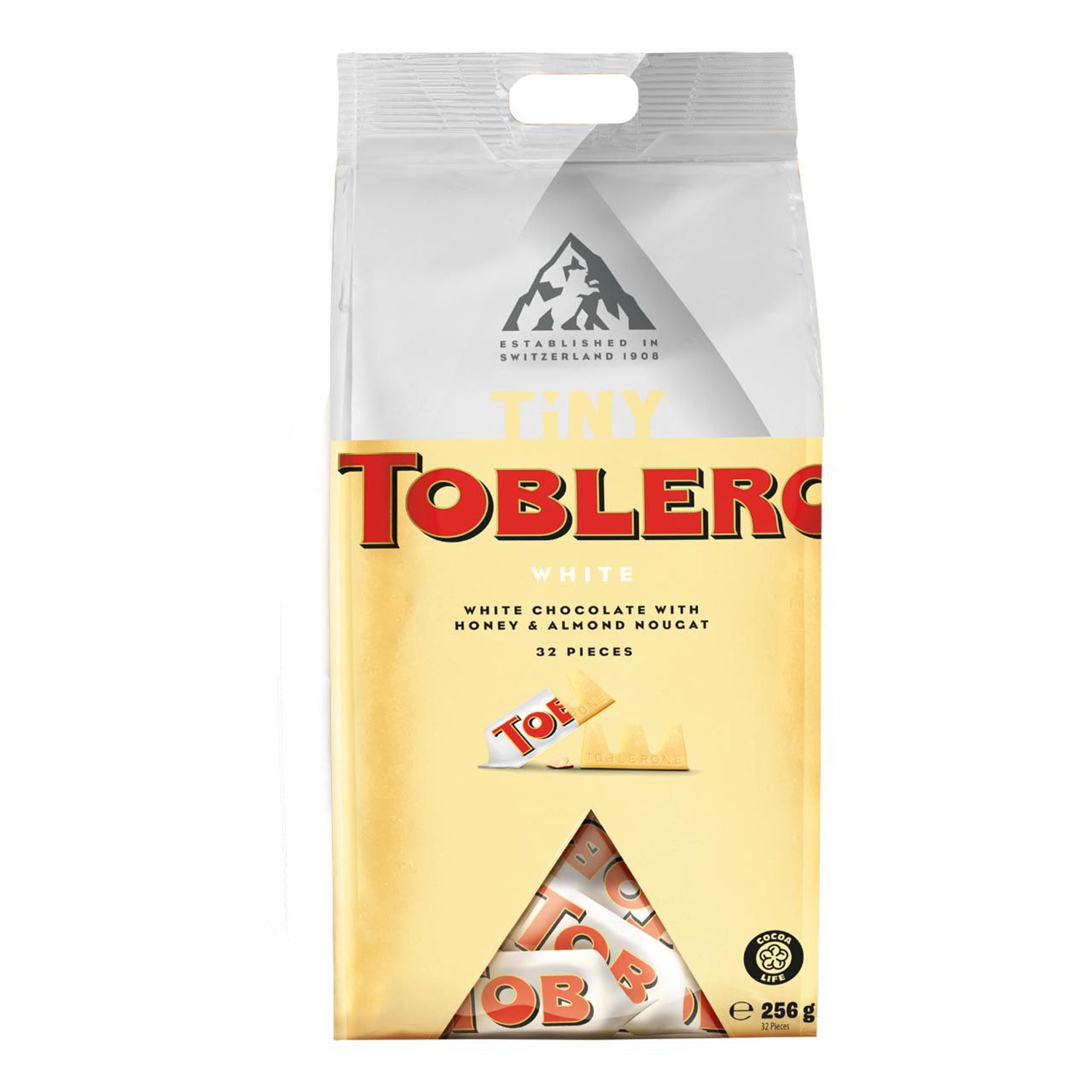 Toblerone Petit sac blanc 256 g